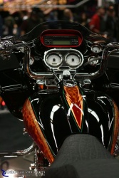 Paul Aliotti 2006 Road Glide at 2008 Easyriders Show in Sacramento - Gas Tank and Gauges Paul Aliotti 2006 Road Glide at 2008 Easyriders Show in Sacramento - Gas Tank and Gauges